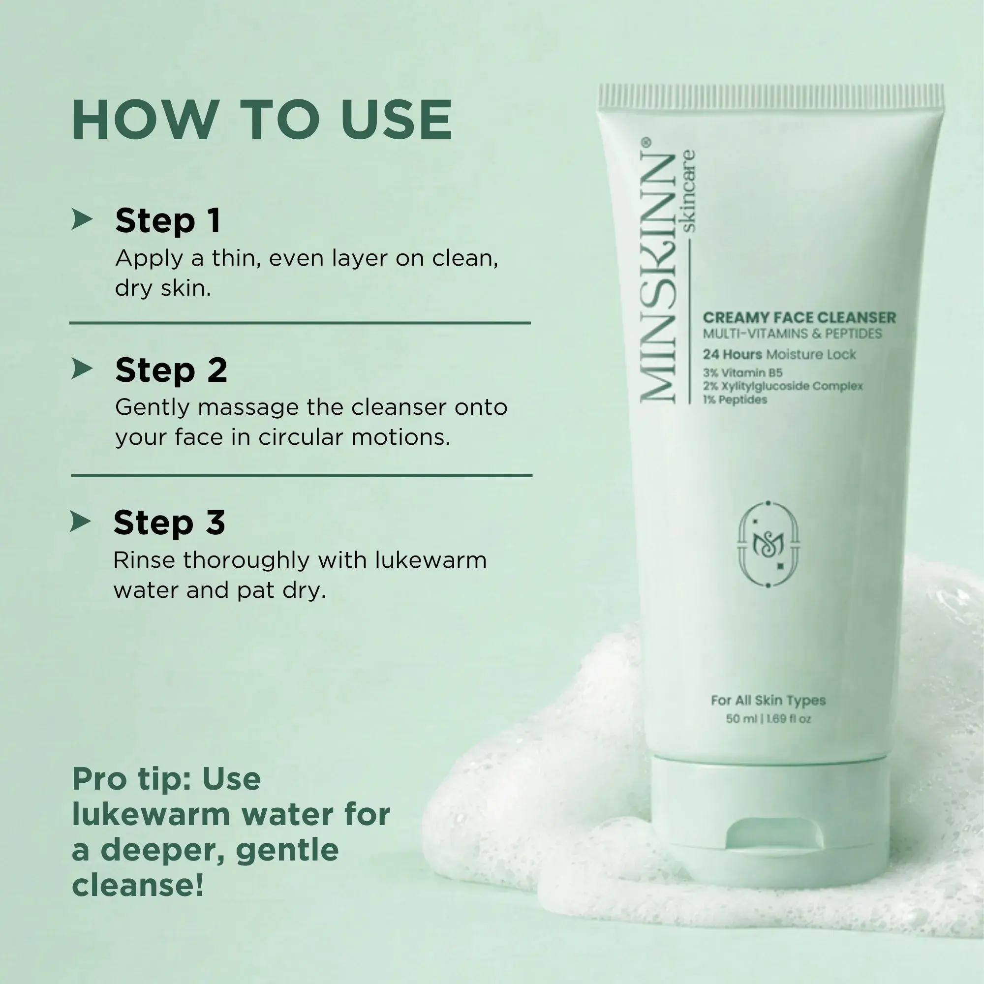 Multivitamin Creamy Face Cleanser with Mugwort - Image 7