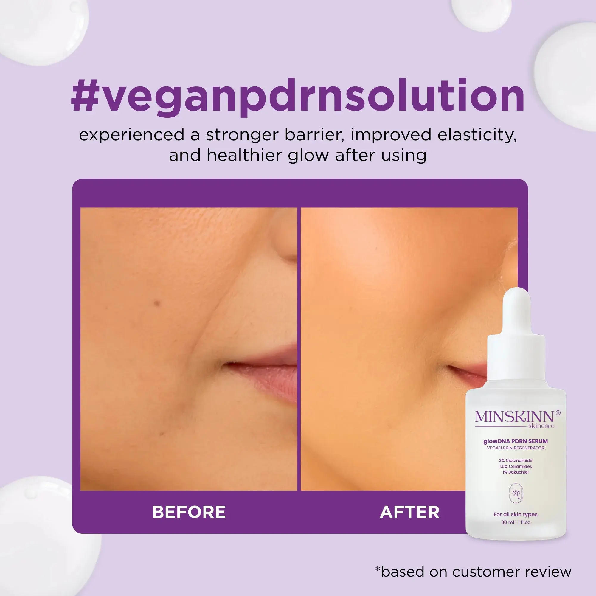 Vegan PDRN Serum with Centella Bakuchiol Ceramides - Image 5